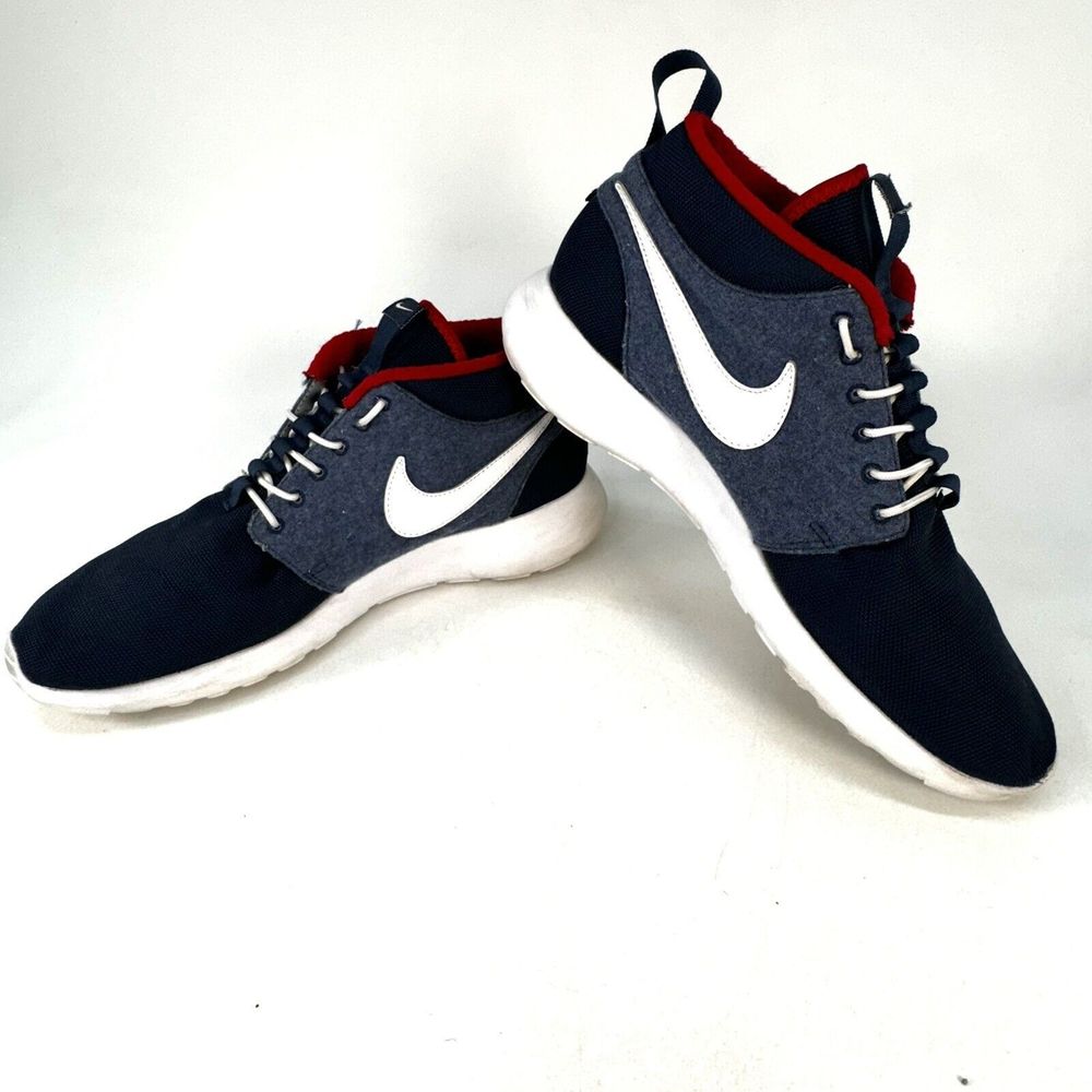 Nike ID Roshe Run Men’s 13 Red White Blue Pendleton Wool One Of A Kind V02NI